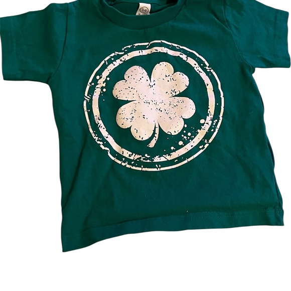 Rabbit Skins Other - Rabbit Skins Teal Clover Kids T-Shirt